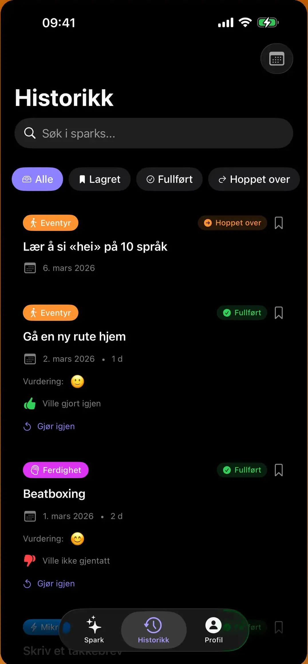 Unjam skjermbilde 3